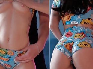 Cute Anime Girl gets Fucked by Step Brother - (Cosplay undies)