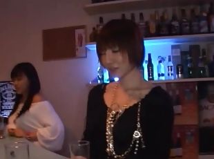 Drunk Tattooed Japanese Beauty Fucking a Guy She Met At a Club