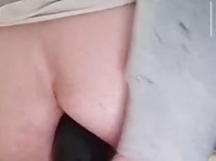 I like the cock in my ass, look how wide it is