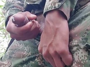 armata, masturbare-masturbation, public, militar