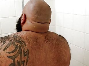 bañando, papá, peluda, masturbación, amateur, gay, regordeta-chubby, sucio, americano, ducha
