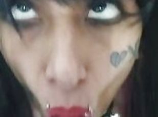 Goth Emo oral fixation sissy e girl