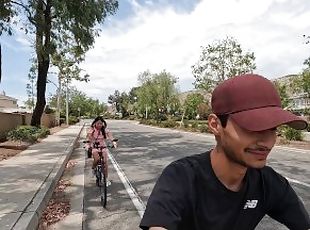 Couple go biking on Mushrooms for first time.. sex vlog