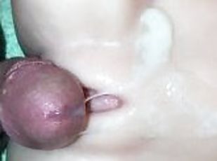 cumshot inside pink pussy with huge sperm-family therapy