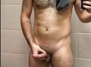 Big cock Latino horny after the gym