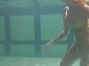 russo, babes, lésbicas, adolescente, piscina, fetiche, por-baixo-de-água
