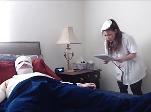 teta-grande, enfermeira, orgasmo, amador, hardcore, casal, meias, excitante, natural, webcam