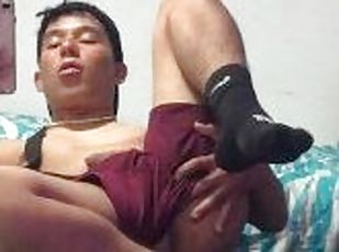 asiatic, masturbare-masturbation, amatori, gay, camera-web, fetish, solo, baietel
