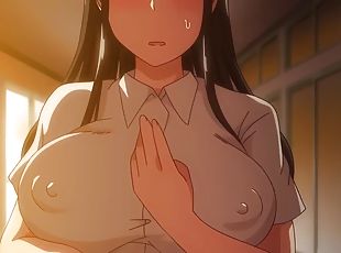 büyük-göğüsler, üstüneyüzüne-boşalma, pornografik-içerikli-anime