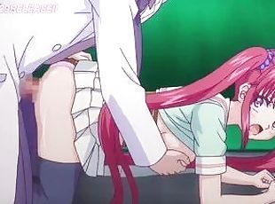 japonais, ejaculation-interne, anime, hentai