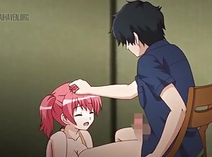 masturbación, madurita-caliente, japonés, hentai