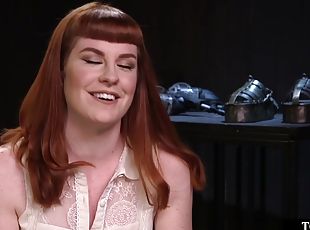 Obedient Bdsm Redhead Babe Gets Whipped By Cmnf Master
