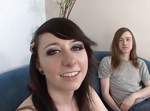 Dakota Wants To Please Her New Boyfriend By Riding His Cock And Swallowing His Cum