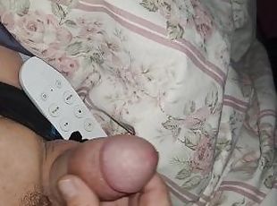 Sissy Cuckold Plays With Clit And Cums