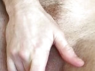 clito, énorme, masturbation, orgasme, amateur, horny, solo, bite