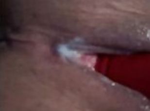 Creamy MILF pussy waiting in the bio link for your tongue