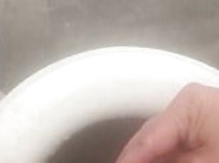 Pissing on the toilet seat