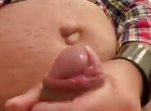 Daddy strokes and cums for you, takes the dirt the way you like it while you suck it and cum in your mouth