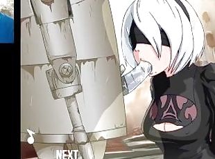 Instead of fighting, the robot fucked her really well and filled her all with milk Hentai without ce
