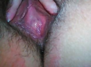 i like to get my hairy wet pussy eaten while I lay on my back vagina muscle flex PinkMoonLust