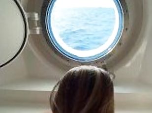 Blonde Pawg gets deep dick on a cruise ship