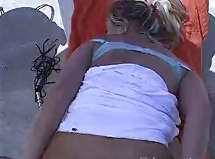 Fucking in the dunes with the young tourist Debby Part 2