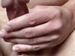 Solo male masturbation anal ass fingering prostate orgasm moaning whimpering