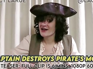 Captain Destroys Pirate’s Mouth Lucy LaRue LaceBaby FREE Teaser