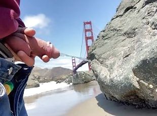 Pissing in Front of The Golden Gate Bridge