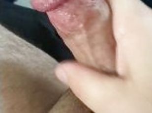Woke up hard AF and had to cum!! DIRTY TALK, MOANING AND BIG CUMSHOT