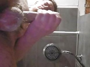 bañando, masturbación, amateur, chorro-de-corrida, adolescente, juguete, alemán, primera-persona, ducha, a-solas