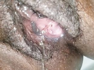 Hairy Black Vagina Pee
