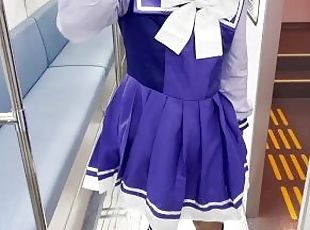 ??????????????????? Japanese wearing anime costumes and exposing their penis