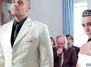 nevesta, fajka, hardcore, perfektné, svadba