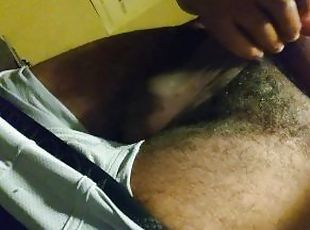 ALMOST CAUGHT JACKING MY LITTLE FLACCID MEAT BBC