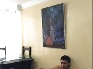 My girlfriend sucks my dick at her parents' house until she makes me cum