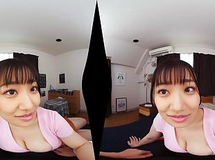 Fetish Asian Japanese Hardcore POV VR sex with buxom brunette chick