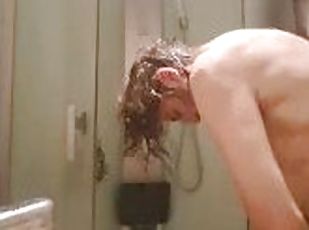 banyo-yapma, mastürbasyon-masturbation, amatör, tek-kişilik, çekoslovakyalı
