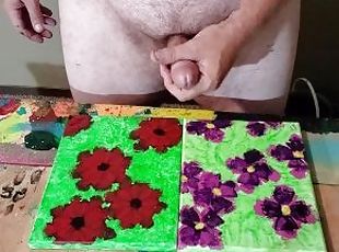 Dong Ross dick painting request: Poppy Finish.