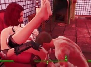 Redhead Orgasm Queen Double Fucked In Bar  Fallout 4 Sex Animation Mods