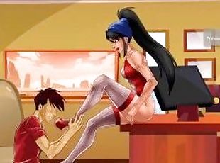 chatte-pussy, fellation, milf, hardcore, ejaculation, anime, hentai, douce, poupée