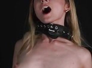 Taylor Mae rides the Sybian while bound