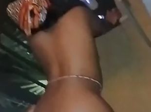 CAUGHT SEXY STEPSISTER FUCKING ON THE BALCONY OF MIAMI, South Beach, PART 2